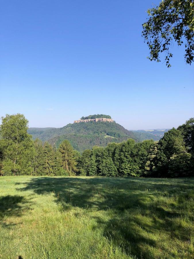 Fuchsbau Apartment Konigstein an der Elbe Luaran gambar